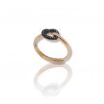 Gold plated silver  925° ring (code FC002520)
